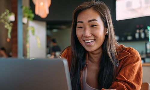 Woman on laptop